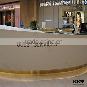 Hand Curved Reception Counter Beauty Salon Reception Desks photo-3