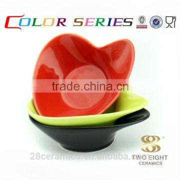 Wholesale household enamel ware, color popcorn bowl ceramic