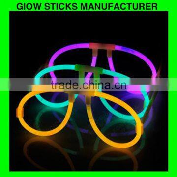 mini glow stick light glow eyeglasses in plastic tube , glow stick glasses