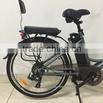 Step Through Frame Bike/Lady Style Electric Bike With Kids Seat