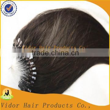 Wholesale Price micro braid hair extension Double Drawn Brazilian Micro Ring loop Hair Extensions