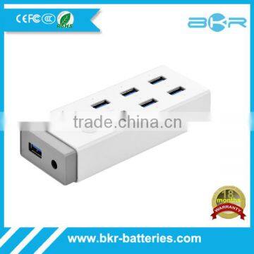 Intelligent Charging 7 Port USB HUB With 12V 4A Power Adapter photo-5