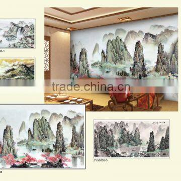 Tv Background Wall Deocr Wallpaper Murals photo-2