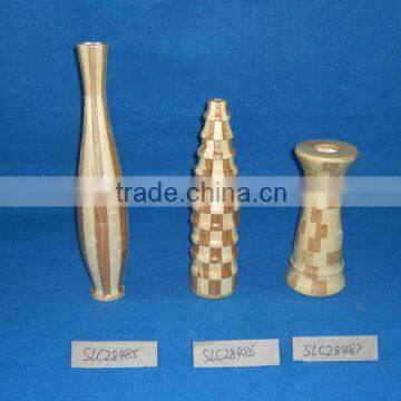 wooden vase for flower