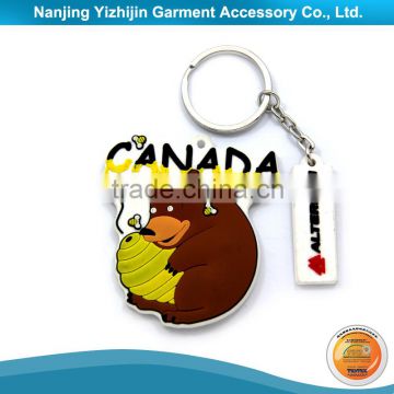 Eco-friendly children key chain toy, led key chain, led pvc key chain