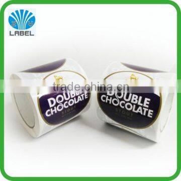 Printing Label Sticker , Glossy Round Sticker Labels photo-2