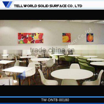 4 Seats Fast Food Shop Modern Restaurant Table For Sale photo-2