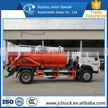 Exports to the Middle East 4cubic Howo Vacuum Sewage Suction Truck for Hot Sale photo-6