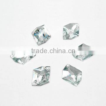 KR13 Galaxy 10*14 18*22 Flat Back Sew on Acrylic Rhinestones for Fashion Decoration, Craft Making, Garment Bags Accessories photo-4