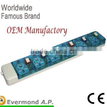 3-6 Ways Hot ptoduct 20A 110V-240V Multi Extension Socket