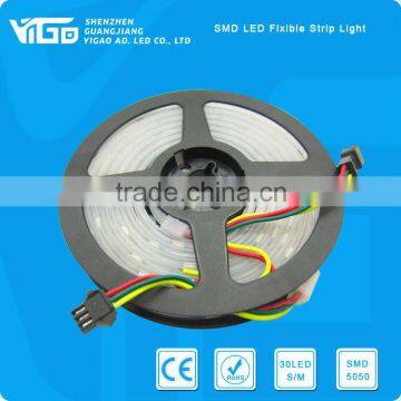 new products rgb led strip light smd 5050 with IC waterproof