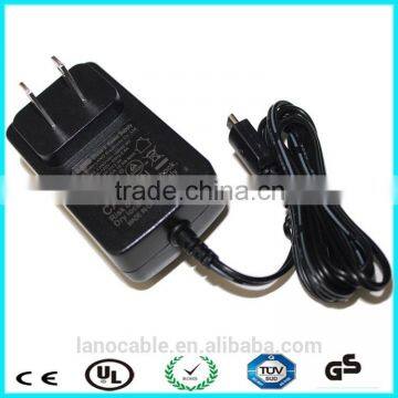 US plug black dc 9v power adapter