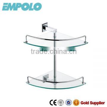 Empolo Corner glass shower shelves, bathroom towel shelves,glass shower shelf 932 12B