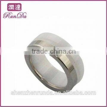 Europe fashionable creramic slip ring for couples