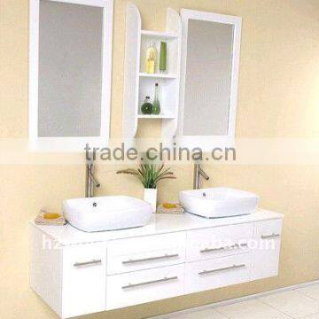 wall-mounted modern bathroom furniture cabinet set