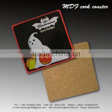 MDF Cork Cup Mat Promotional