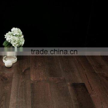 Modern house design 190mm wide plank distressed oak flooring