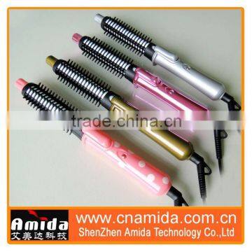 Mini Brand Hair Curler with Brush USA Plug New Mould Coating Brighter Oil On Shell