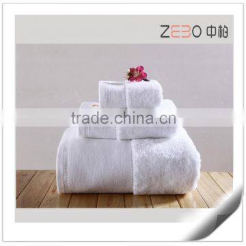 Egyptian Cotton Towels Manufacturers Star Hotel Used Embroidery White Towel                        
                                                Quality Choice