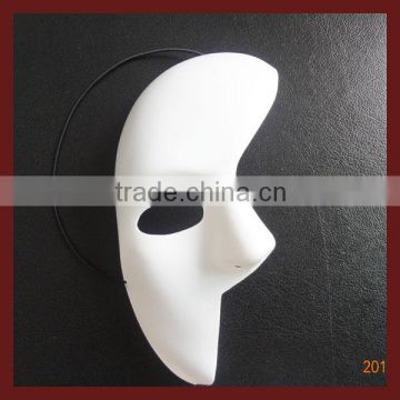 2015 China pvc mask white plastic mask