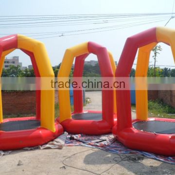 2015 hot commercial inflatable water kids trampoline