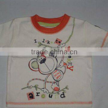 Round Neck Cotton Kids T Shirt