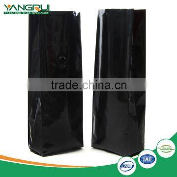 Factory Direct Sale New Design 8 Side Seal Bag Aluminum Foil Coffee Pouch Customized Suqare Bottom Pipe Organ Bag Plus Valve photo-2