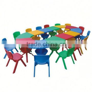 cute colorful children table