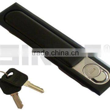 black zinc electrical door panel electronic cabinet push lock for metal cabinet lock