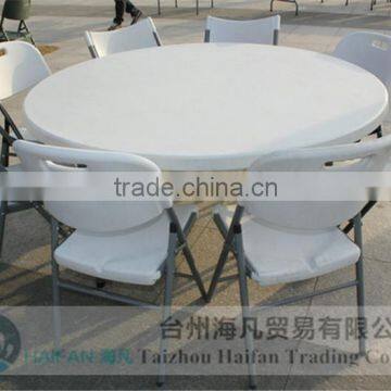 Stainless Steel Bracket PE 2 Meter White Round Meeting Table/modern Round Conference Table With Removable Legs photo-4