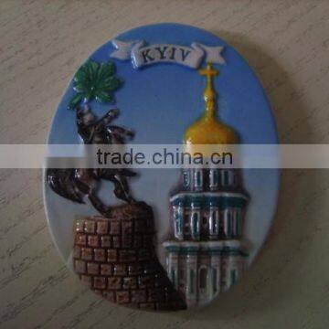 Fridge Magnet Ceramic For Tourist Souvenir