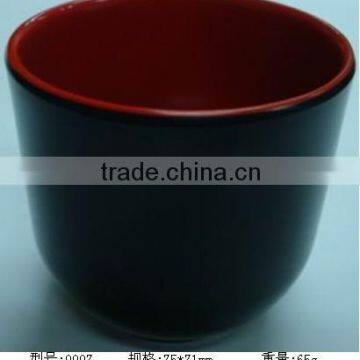 Melamine resturant two color drink cup