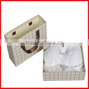 Luxury Beautiful Cardboard Wedding Dress Packing Gift Box Wholesale