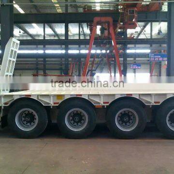 2 Axles Heavy Duty Machinery Transport Low Bed Semi Trailer (axle or Size Optional) photo-5