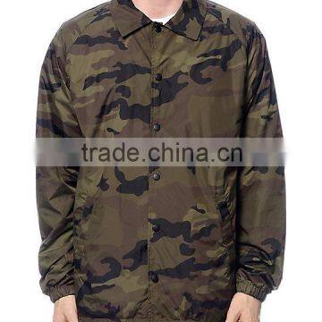 Coach Jacket With Inside Digital Dye Sublimated Printed Linning