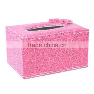 2016 New Design Leather Tissue Box Holder Wholesale photo-3