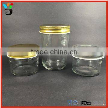 wholesalle custom logo available cheap price candle jars glass with lids