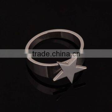 Hot Sale Stainless Steel Star Rings photo-2