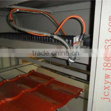 Metal Shingle Stone Coated Steel Roof Machine Vermiculite Steel Tile Production Line photo-3