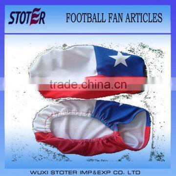 chile car mirror cover flag fit for any car