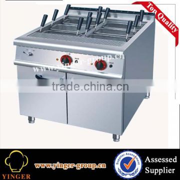 industrial commercial gas pasta cooker with cabinet