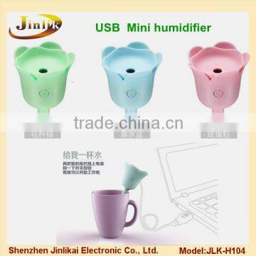 2014 Newest Mini USB Rose Air Innovations Humidifier