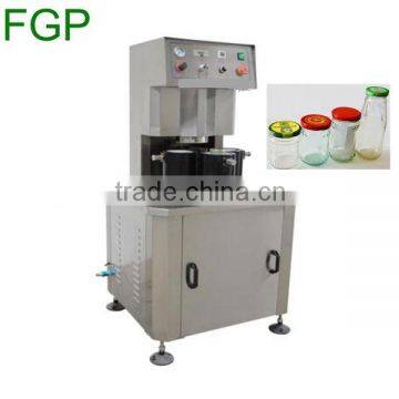 Semi-automatic Glass Jar Vacuum Capping Machine vaccum capper cap sealer machine Guangdong supplier price