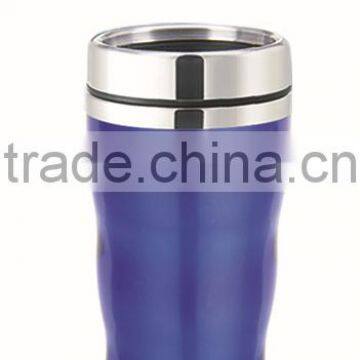 450ml double wall stainless steel auto mug