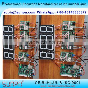 Los Angeles USA Led Digital Gas Price Changer 8.8 8 9 & 8.88 9/10 (20 Inch ) R/W/Y/W/B Color photo-4