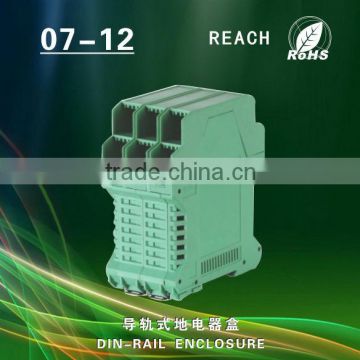 Din rail box enclosure