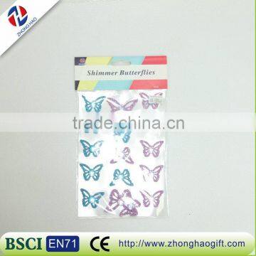 photo cornere butterful shape epoxy sticker