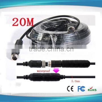 waterproof wire cable car camera extension aviation connector cable