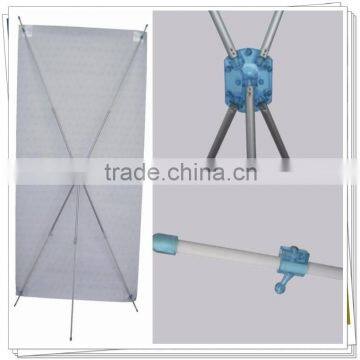 Aluminum x banner stand, flexible x stand, x type stand