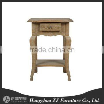 country style solid wood drawer bedside table